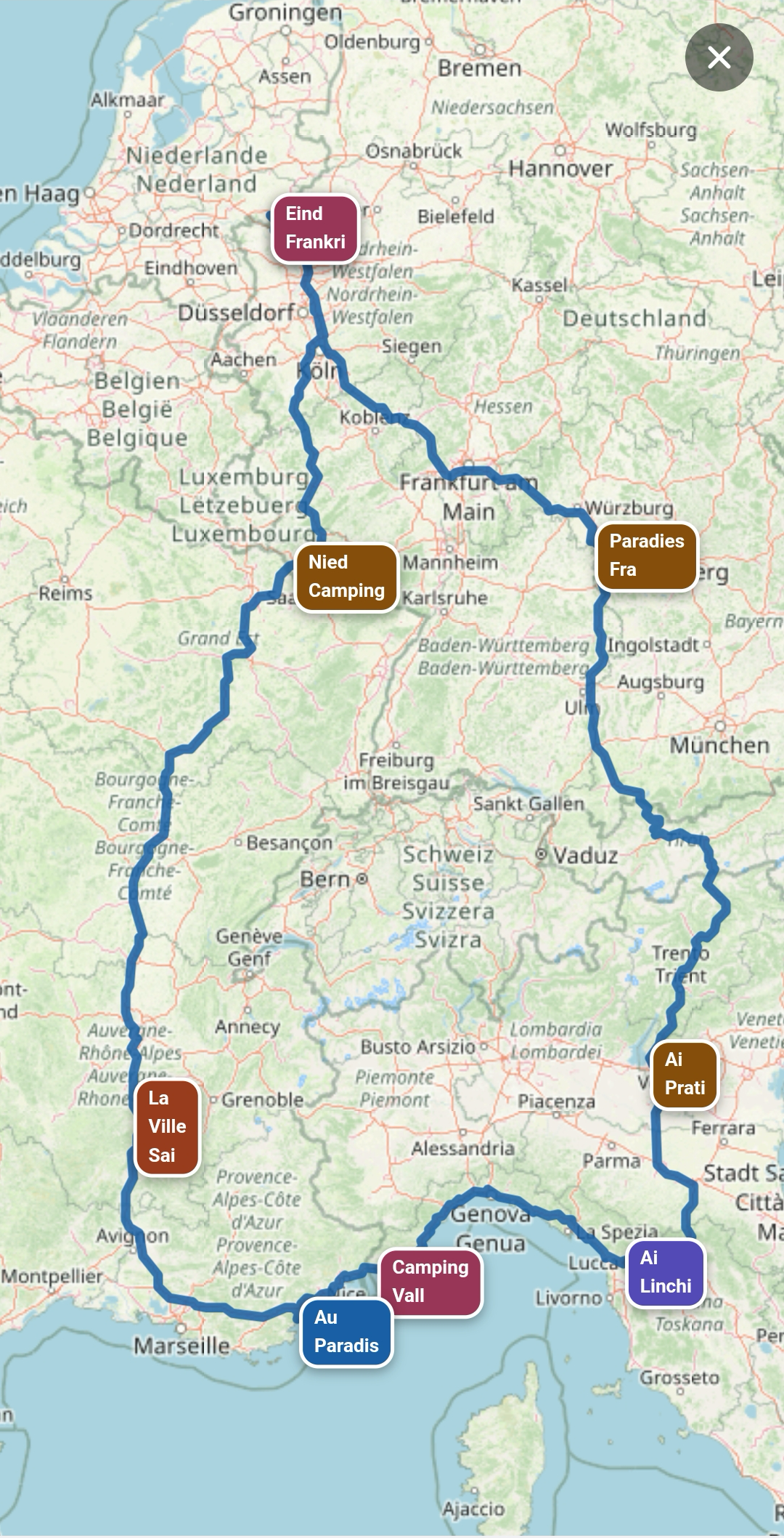 ROUTES